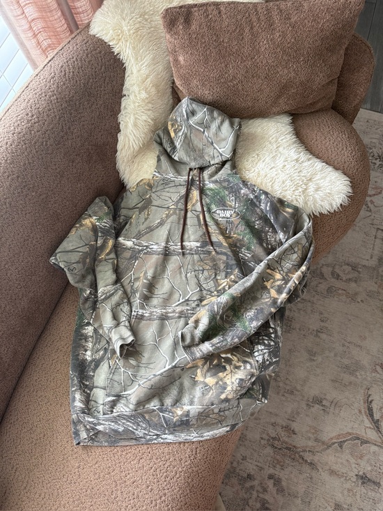 Dairy Boy Tops - Dairy Boy Woodland Camo Boyfriend Hoodie